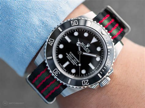 rolex date nato strap|rolex submariner straps.